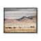 Stupell Industries Wild Horses Roaming Across Western Landscape in Black Frame Wall Art